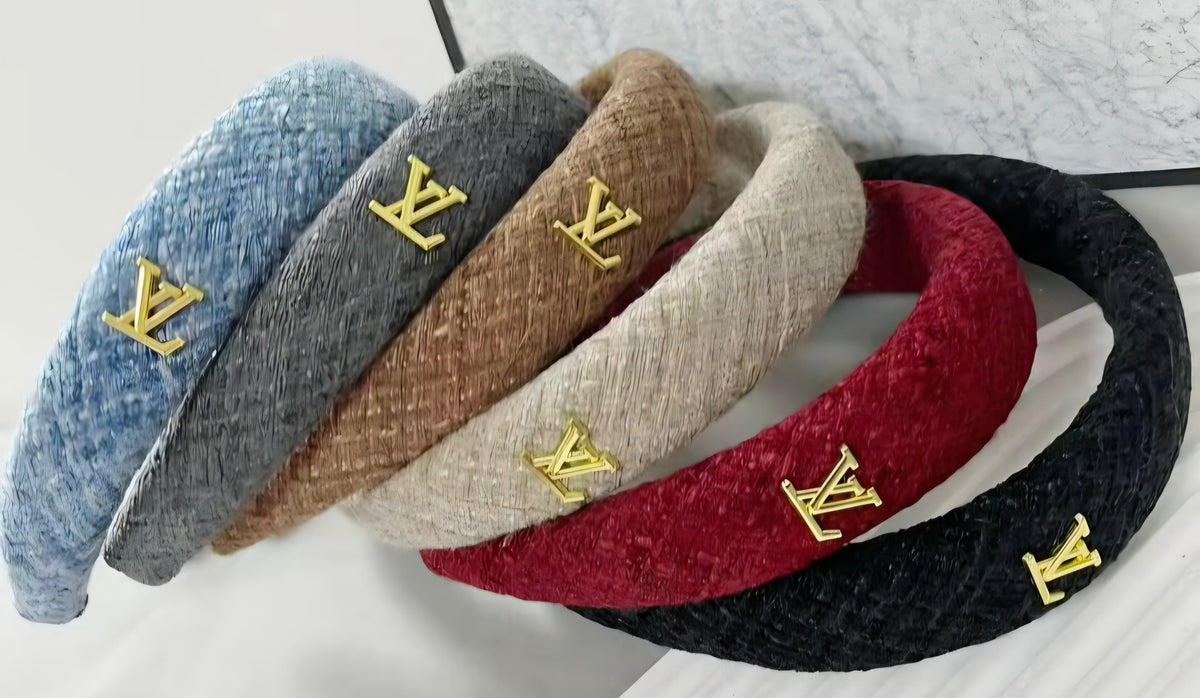 L Logo Grey Headband