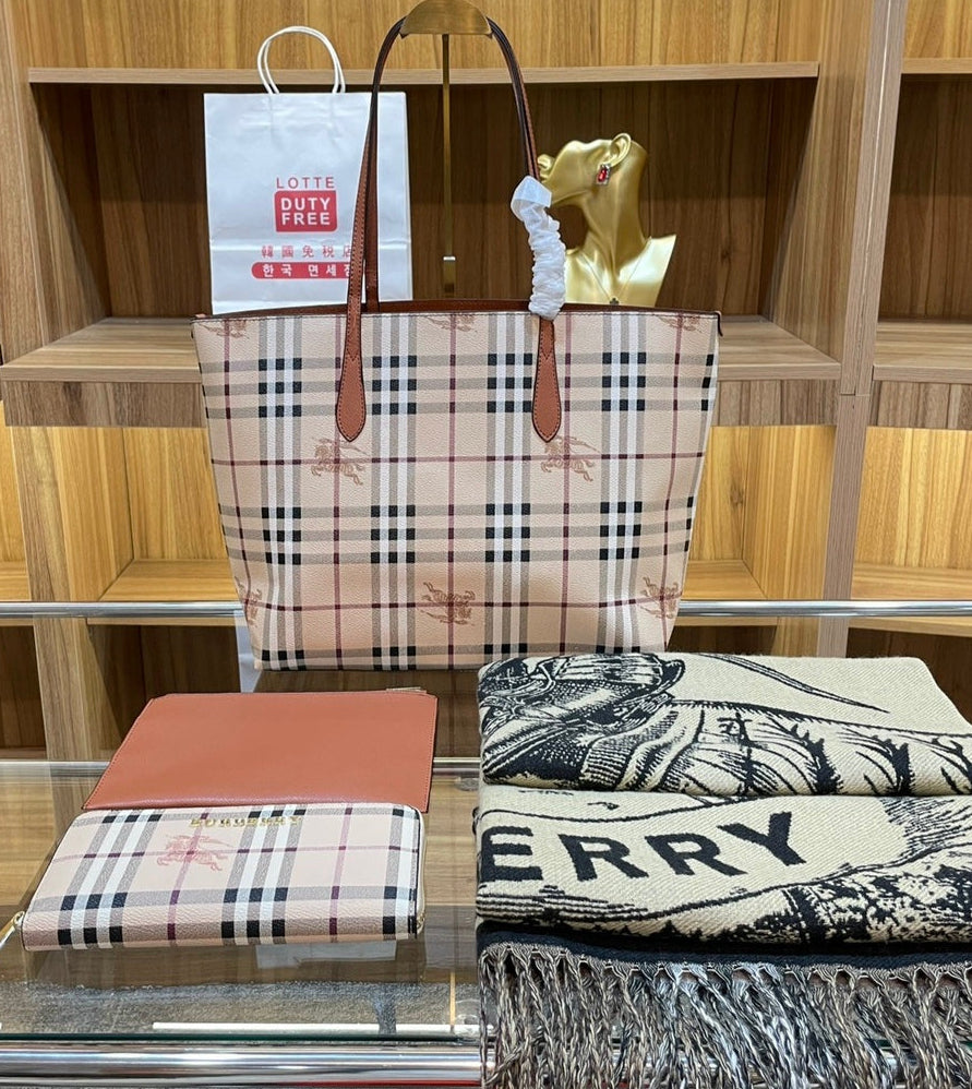 BR Logo 3 piece Tote Bag set