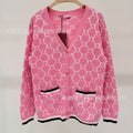 G Logo Button Down Sweater Cardigan