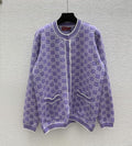 G Logo Button Down Sweater Cardigan