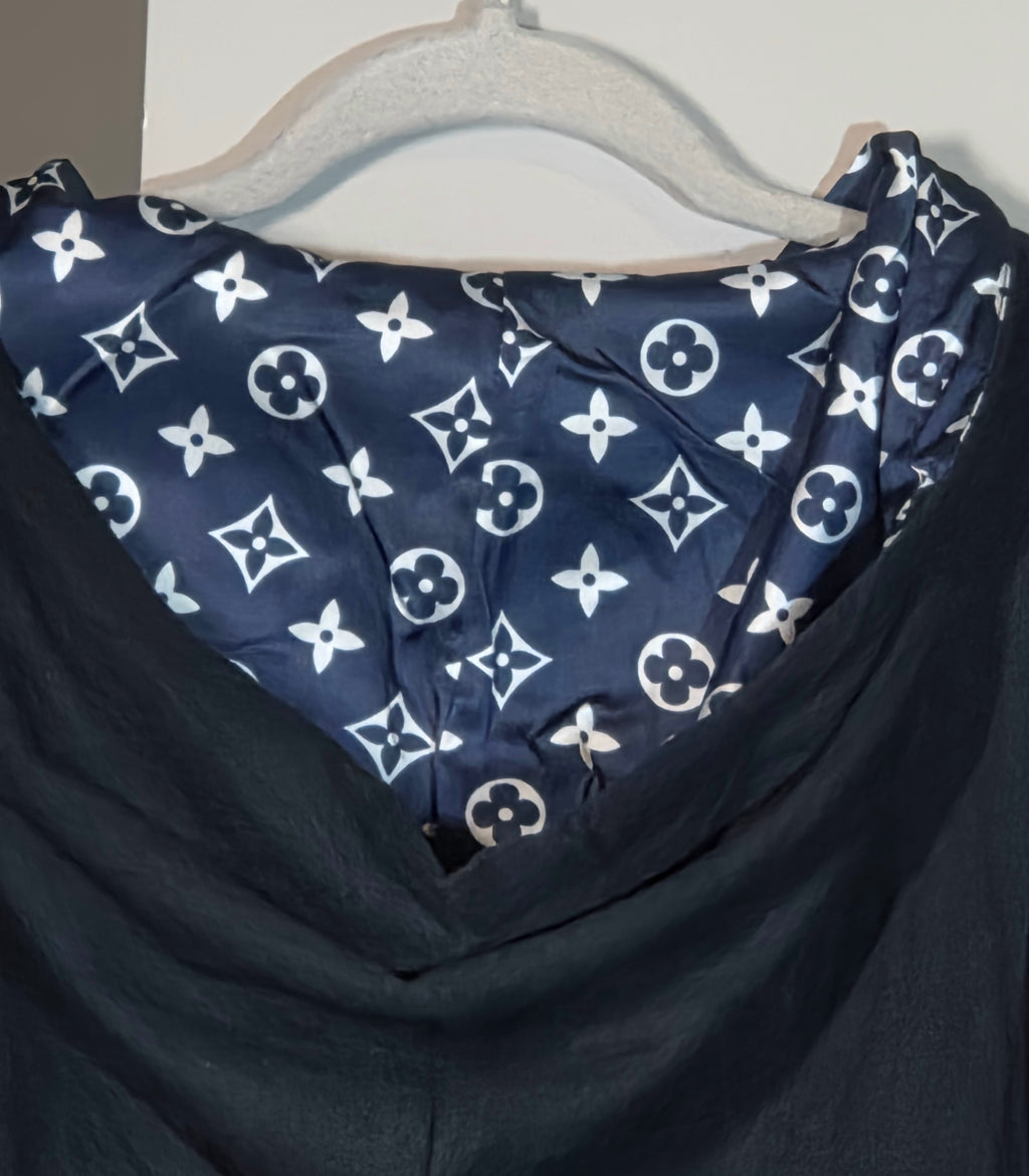 L Logo Black 2 piece Lounge wear