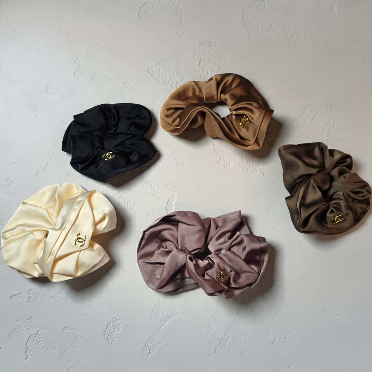 C Logo Hair Scrunchies