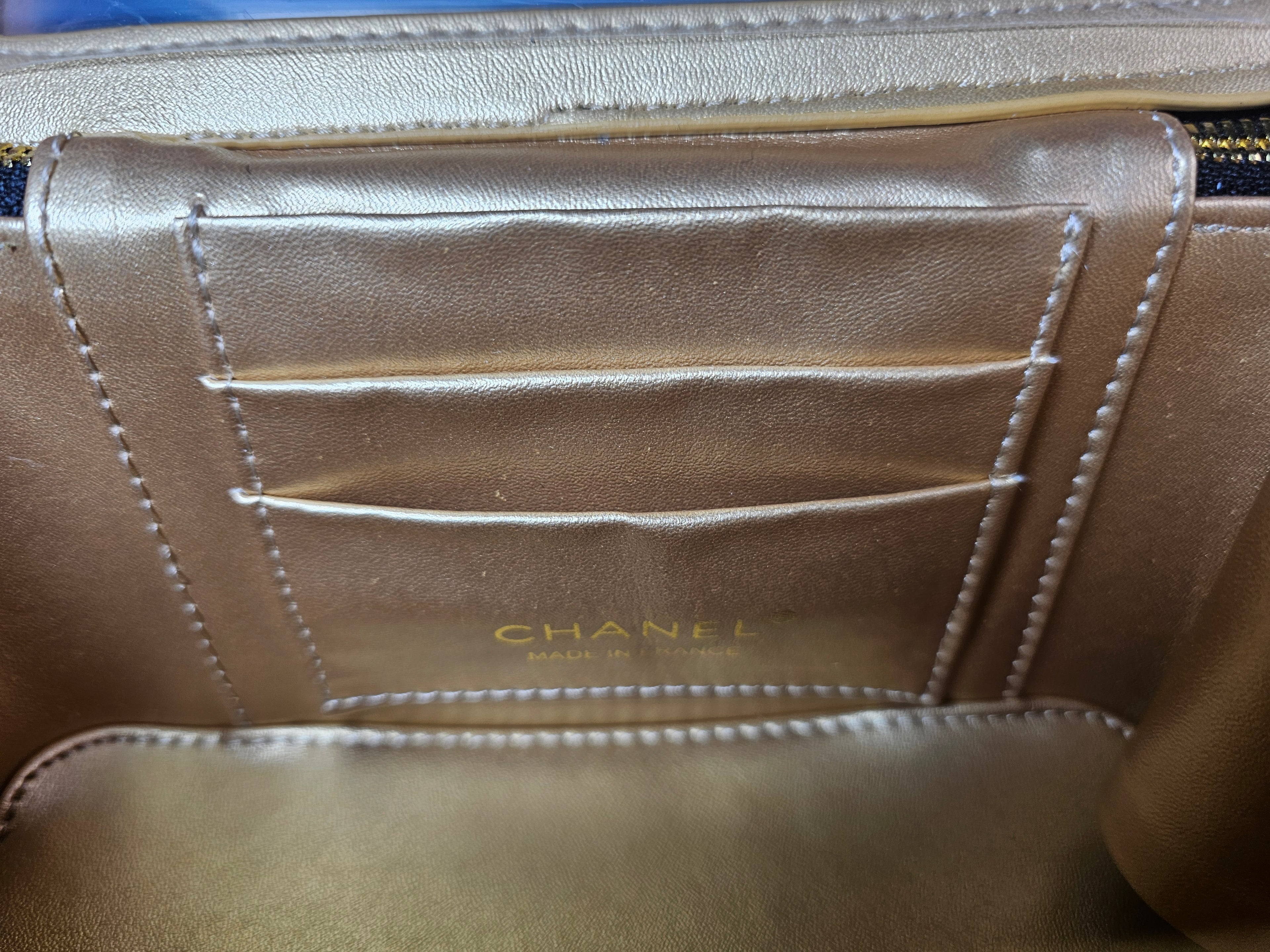 CC logo Black Caviar Medium/Large Vanity New with box and dustbag