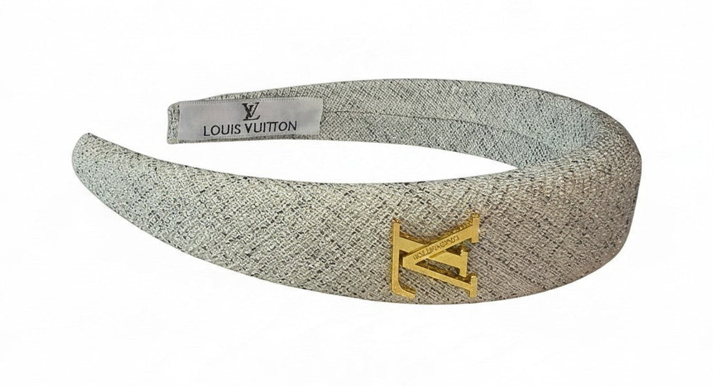 L Logo Beige Headband