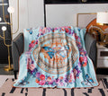 Multicolor Butterfly 🦋 logo Soft Throw Blanket