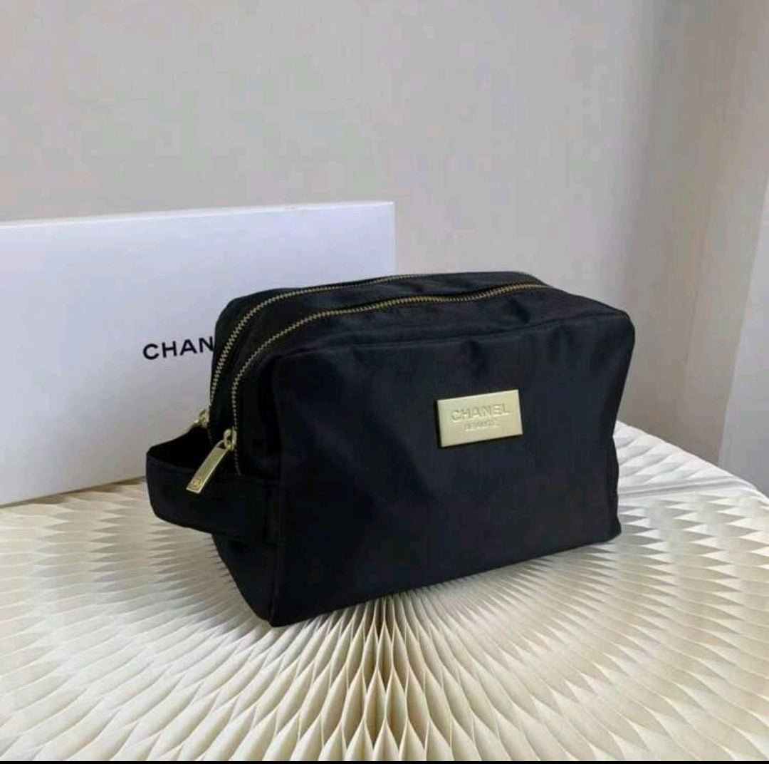Chanel Sublimage Unisex Double Zip Toiletry Bag
