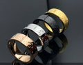 L Logo Band Ring