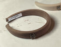 C Logo Sueded Brown Headband