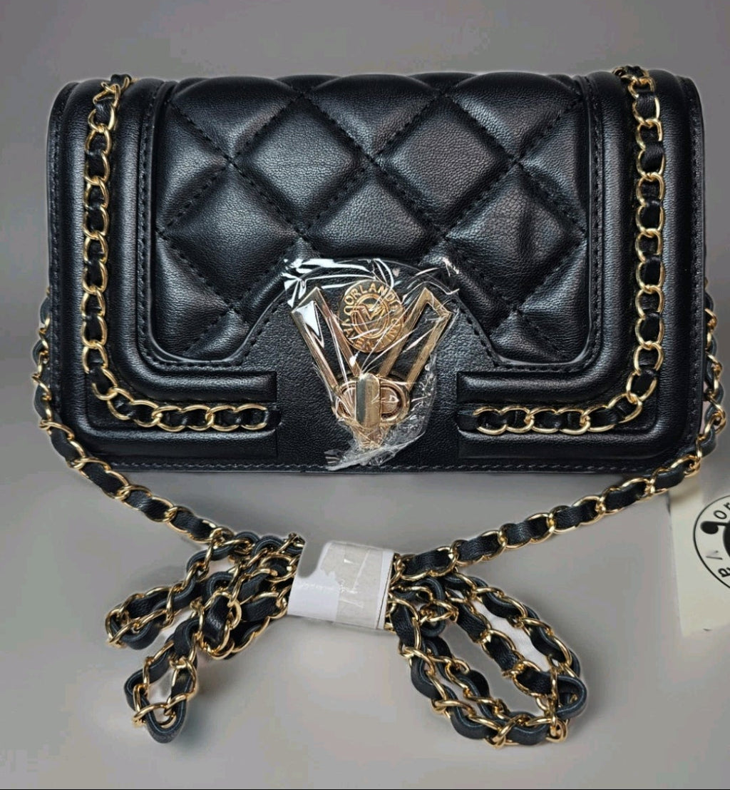 Valentino Orlandi Vegan Leather Crossbody Bag