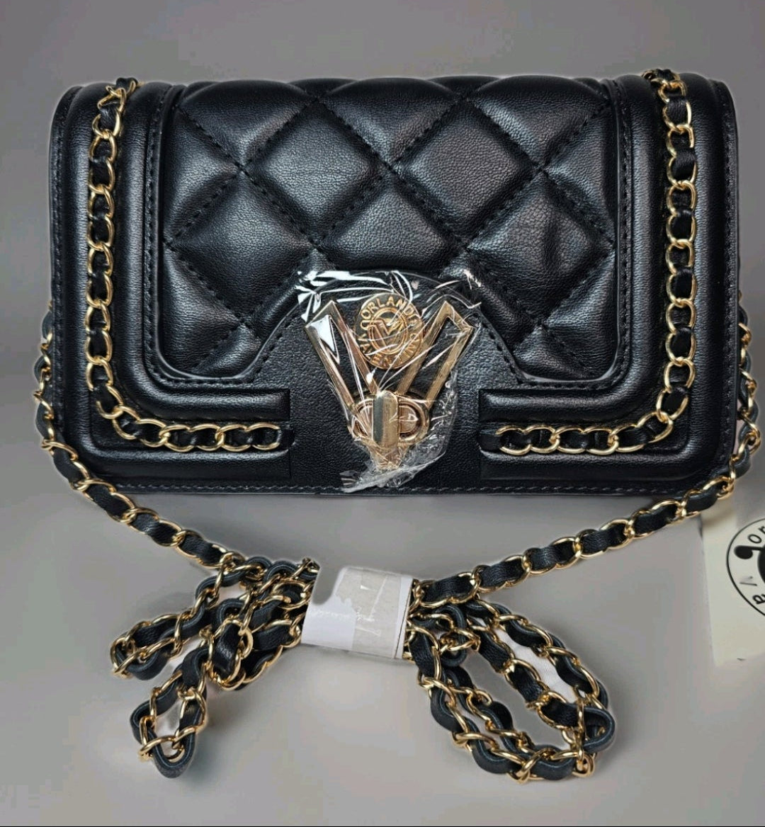 Valentino Orlandi Vegan Leather Crossbody Bag