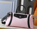 Pink and Black Statement Small Duffle Bag