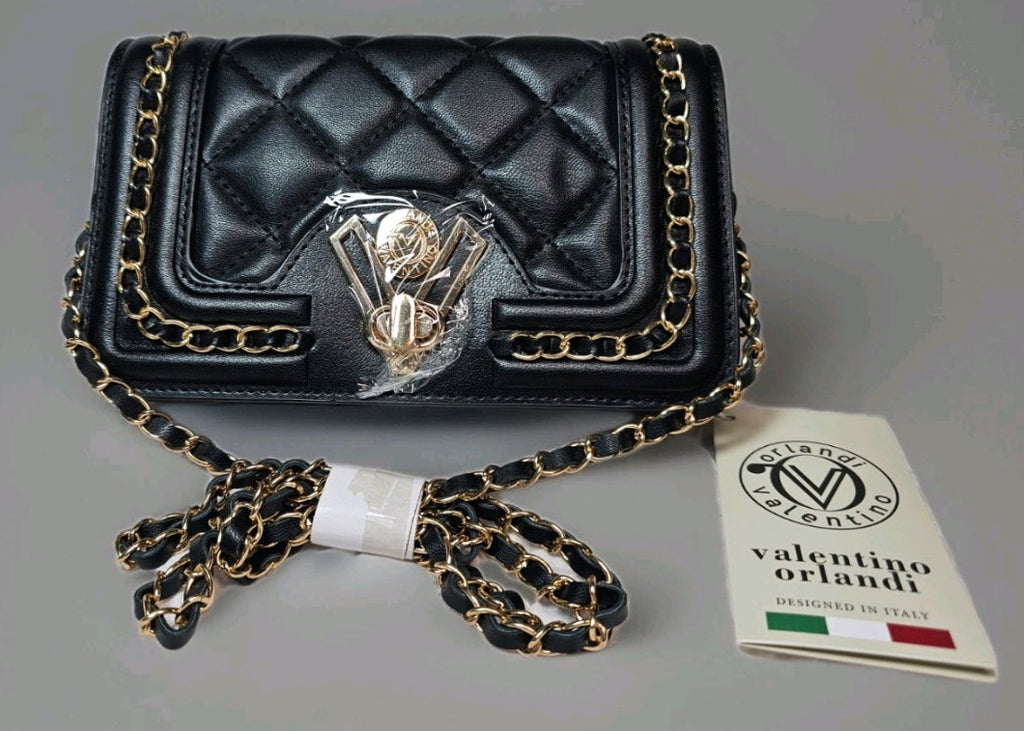 Valentino Orlandi Vegan Leather Crossbody Bag