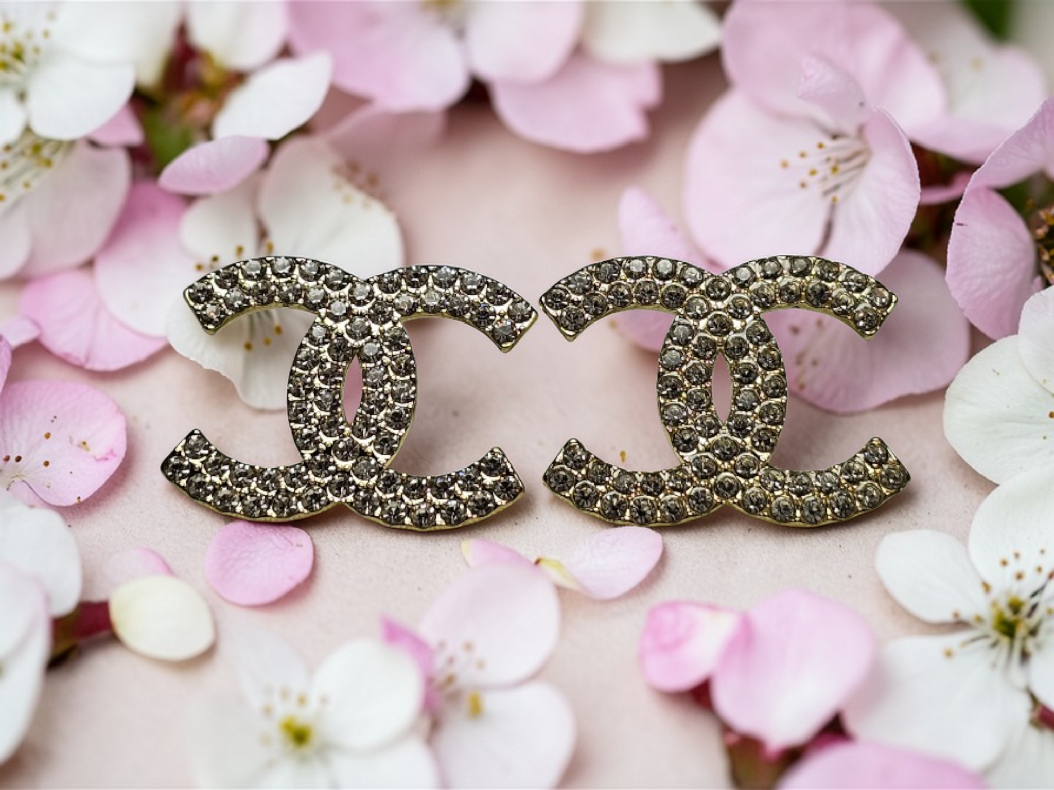 Chanel Charm CC Logo Earrings