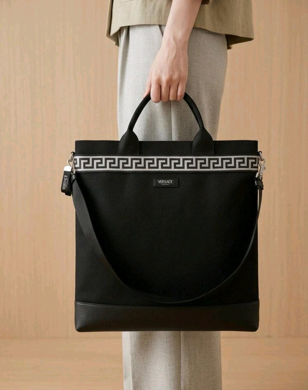 Versace Large Laptop Work Tote