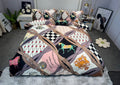 4 Pc Bed Set 100% Cotton King Size