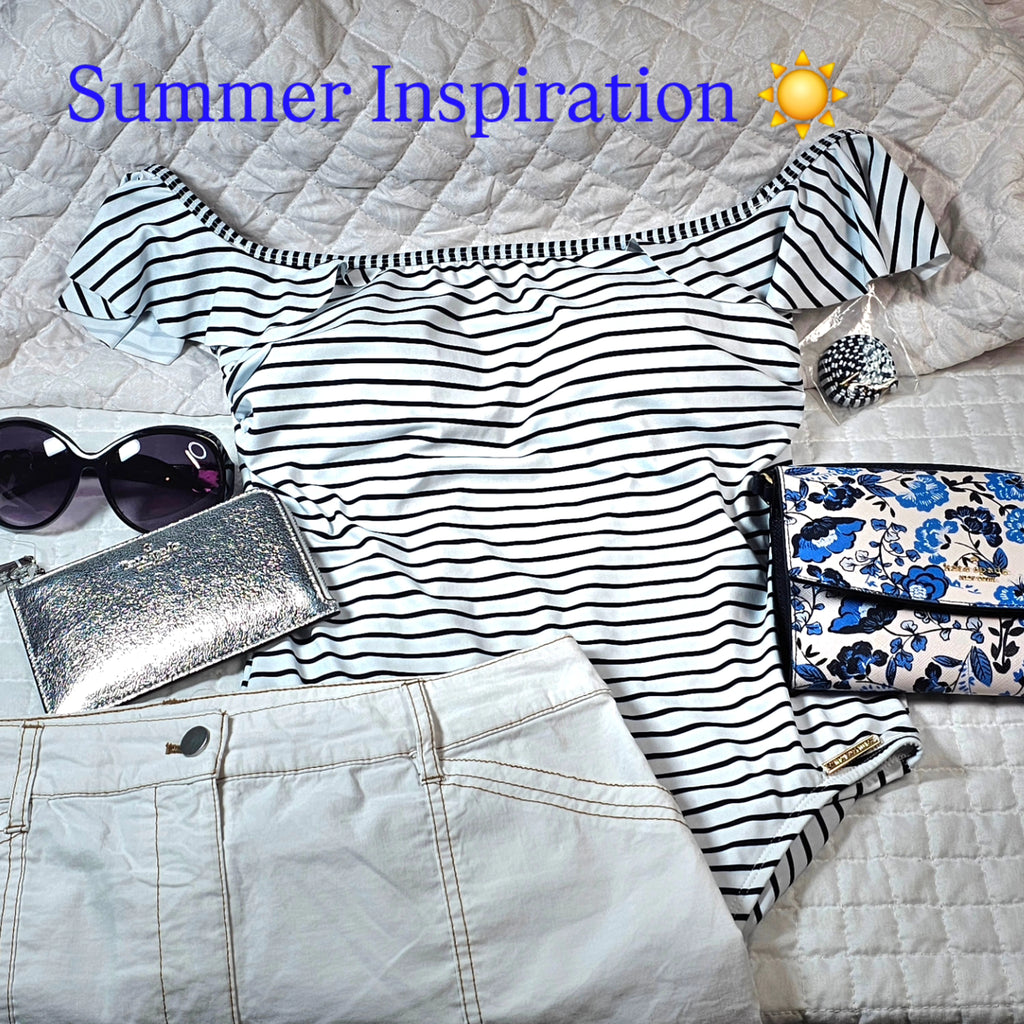 Vince Camuto Off-shoulder one piece Swimsuit NEW Size 10