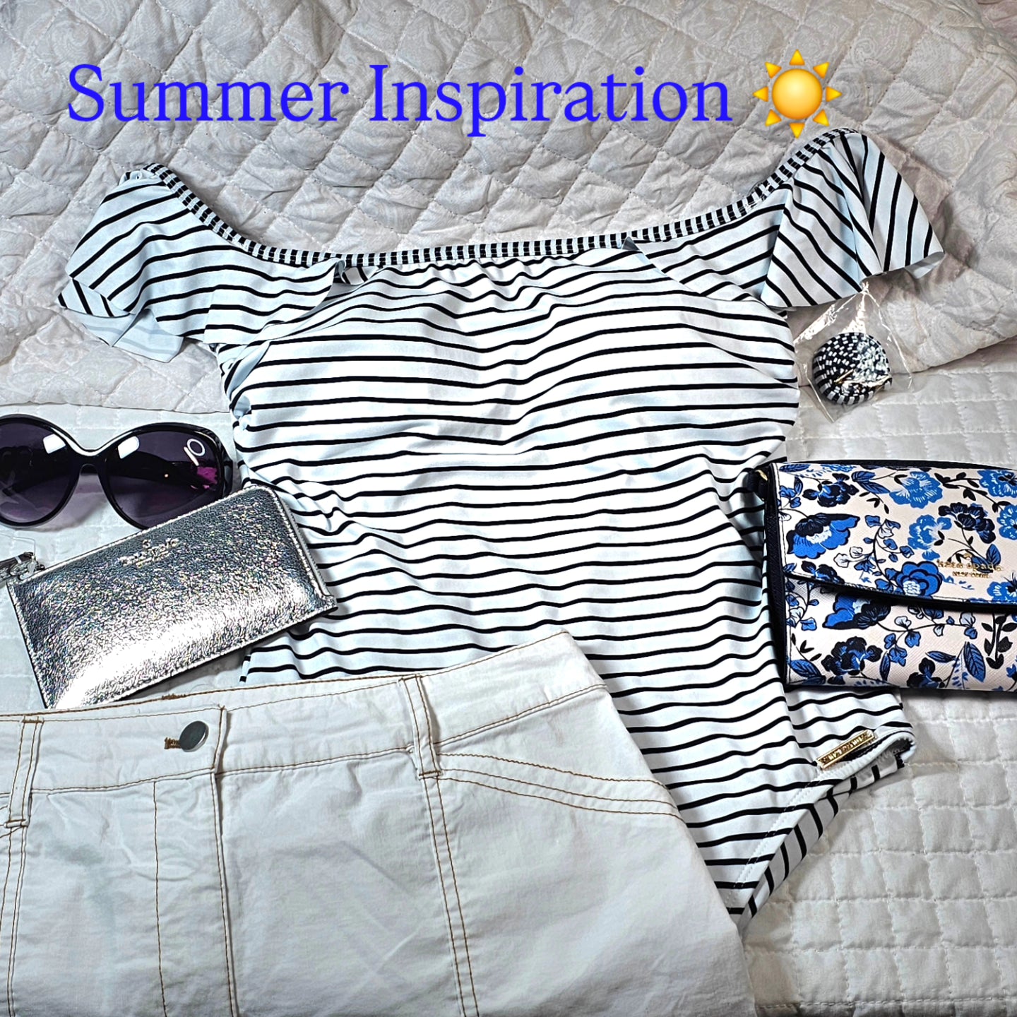 Vince Camuto Off-shoulder one piece Swimsuit NEW Size 10