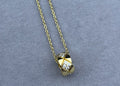 C Logo Pendant Chain Necklace