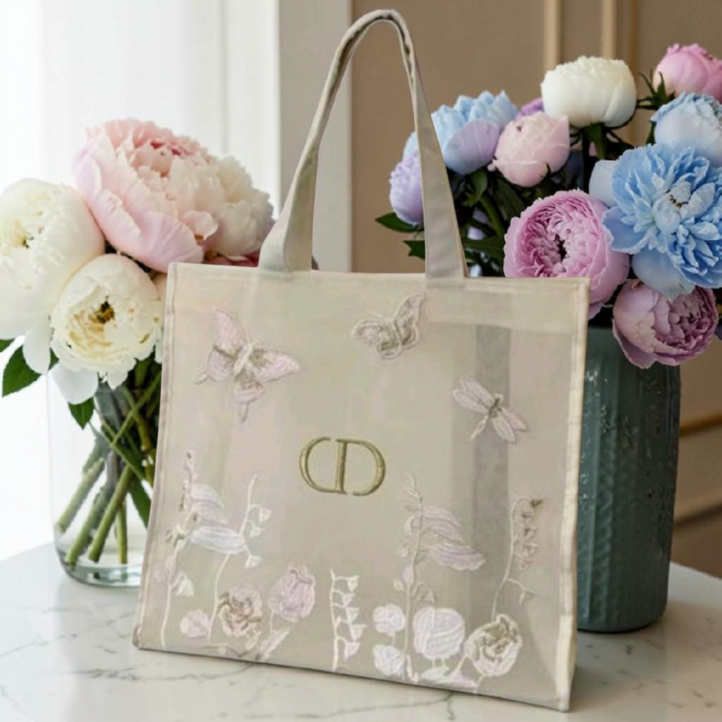 DIOR Butterfly Gold Mesh Large Tote bag Special Edition Mother's day limited release
