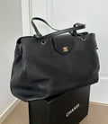 XXL Black C Logo Tote Bag