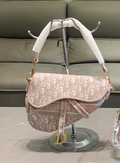 Saddle Bag Pink Monogram Style