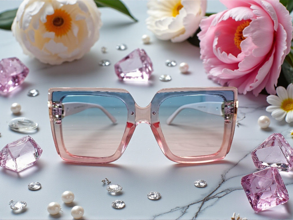 New 2026 Design Pink GG Logo Sunglasses