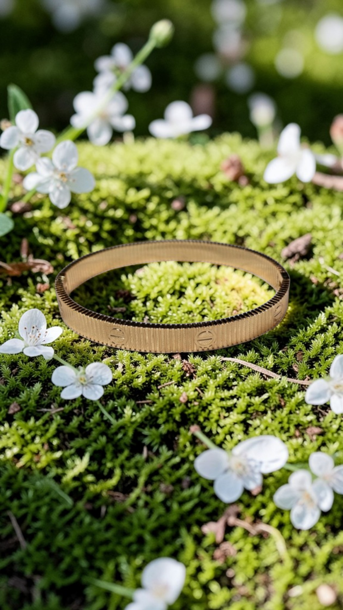 Cartier Logo Gold Cuff Bracelet