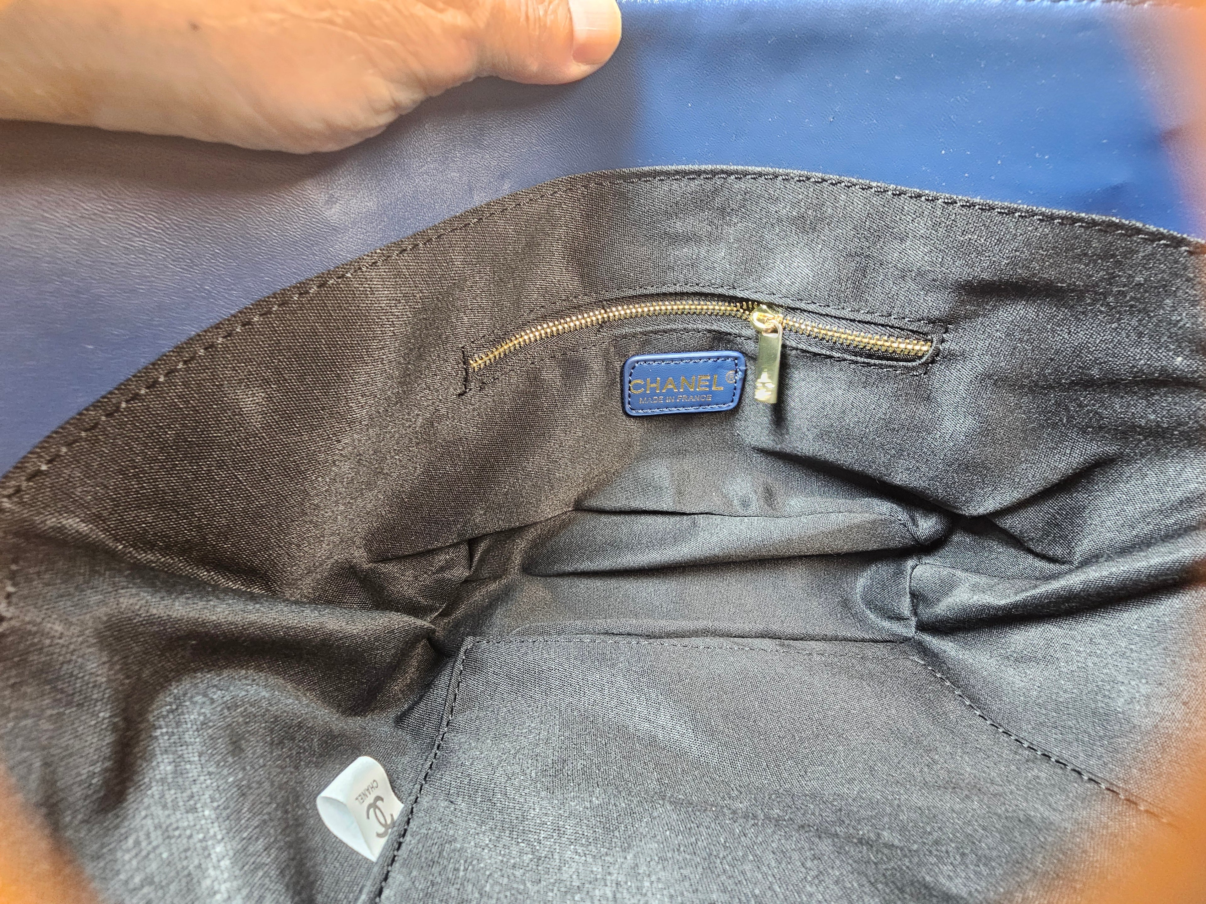 3 piece Quilted Denim Tote Bag, Wallet, and Single flap crossbody bag
