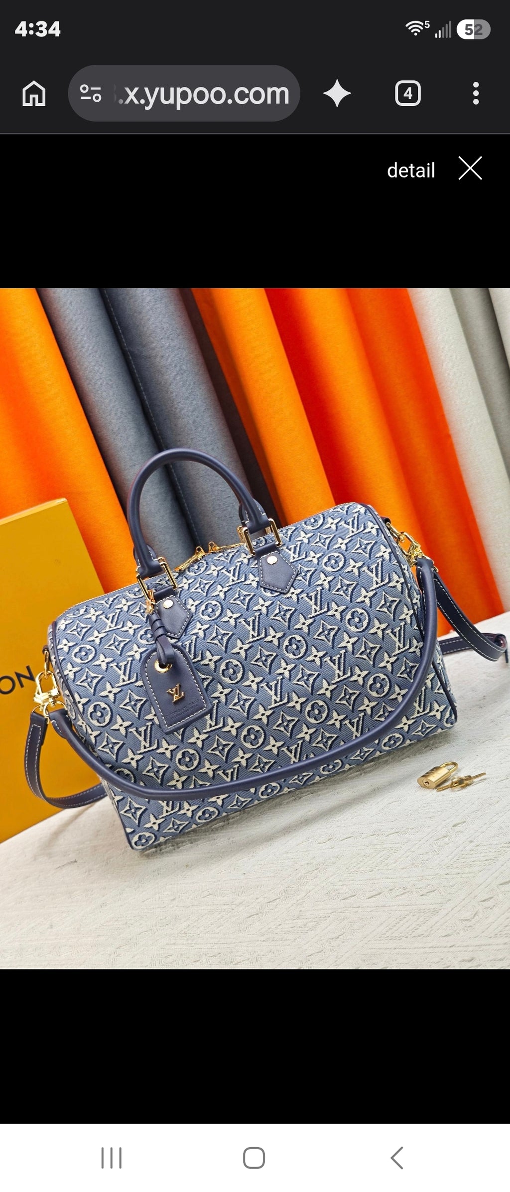 Blue Azure Speed Bag