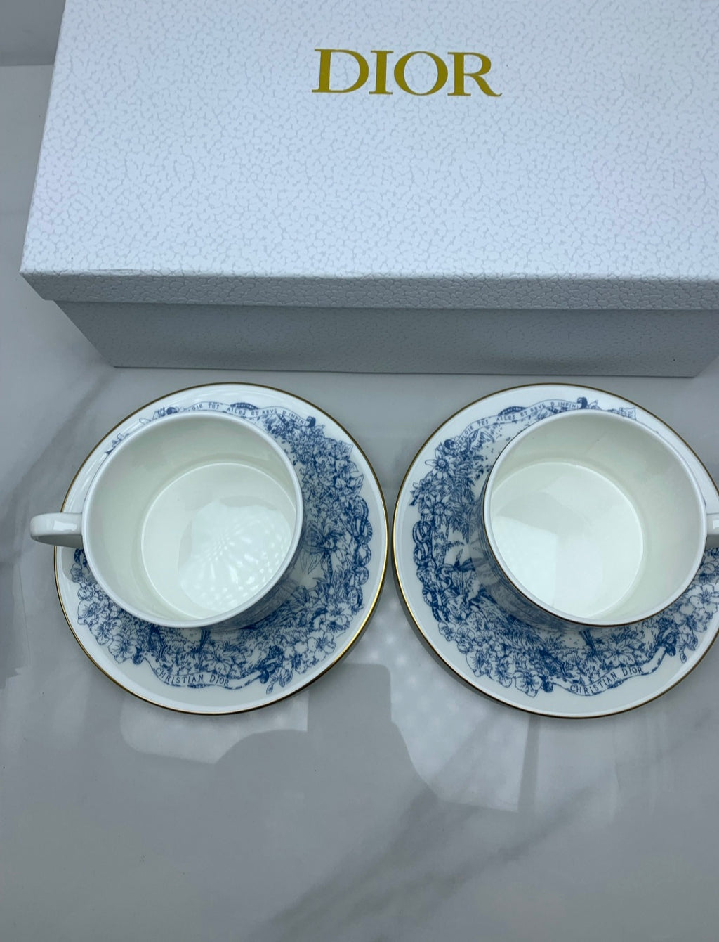 CD Logo coffee Gift Set New With Box