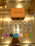 L logo Bag Charm Keyring