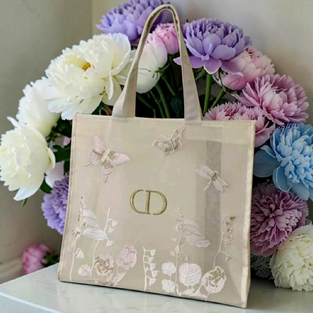 DIOR Butterfly Gold Mesh Large Tote bag Special Edition Mother's day limited release