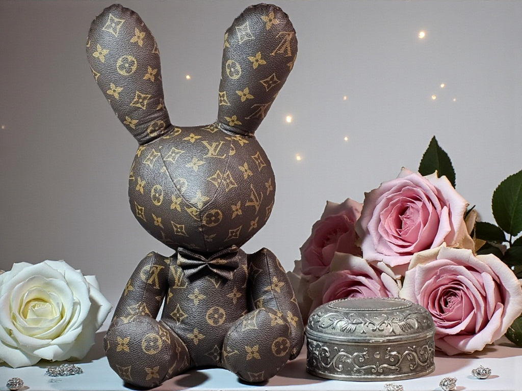 Large Plush Stuffed LV Logo Bunny Special Edition 15" Height