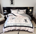 4 Pc Bed Set 100% Cotton King Size