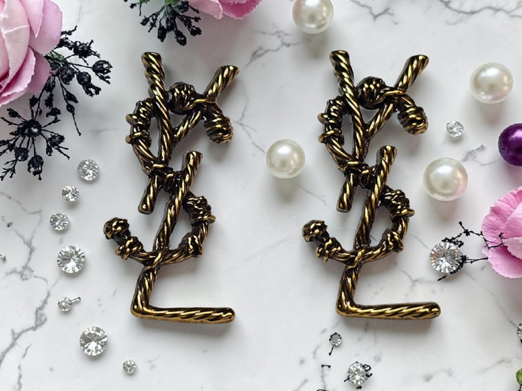 Barbed Wire Pierced Earrings