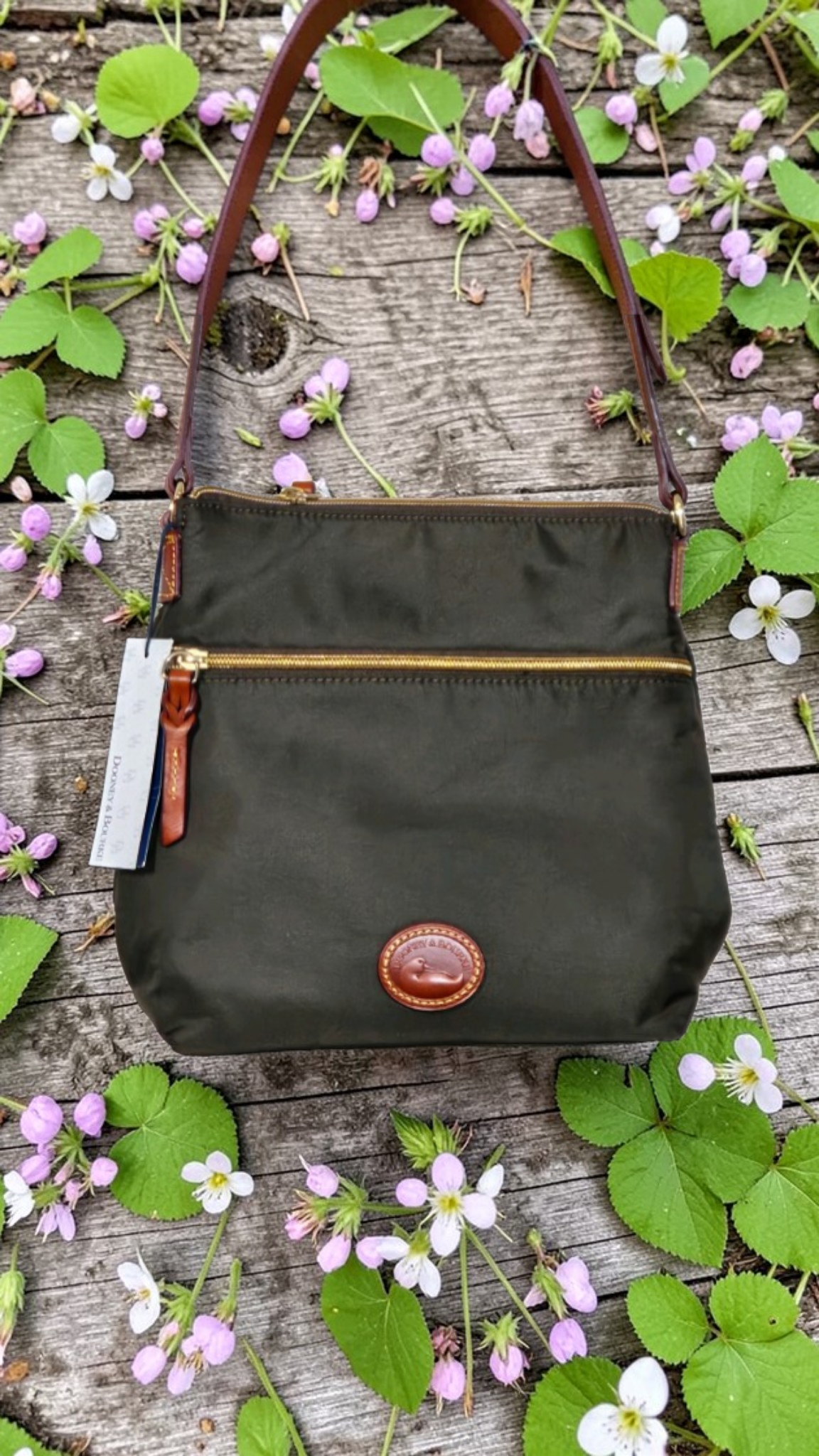 Dooney and Bourke Crossbody Satchel Bag NWT