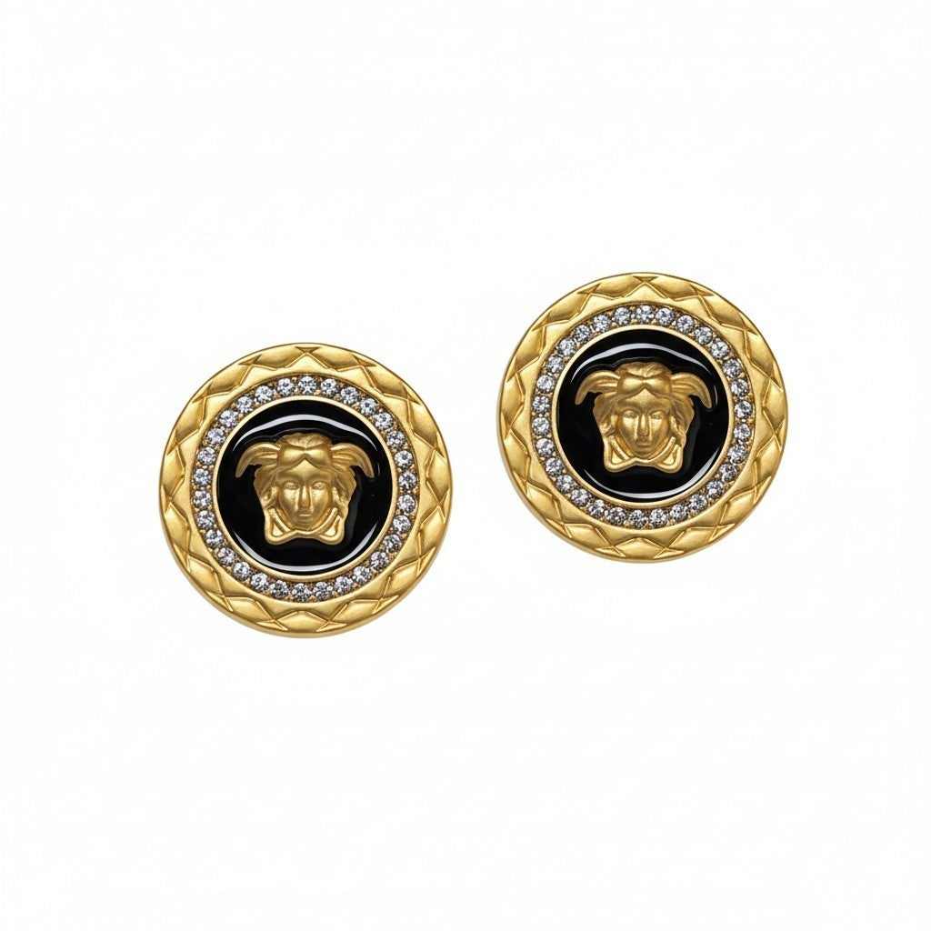 Verse Medusa Statement Studs Pierced