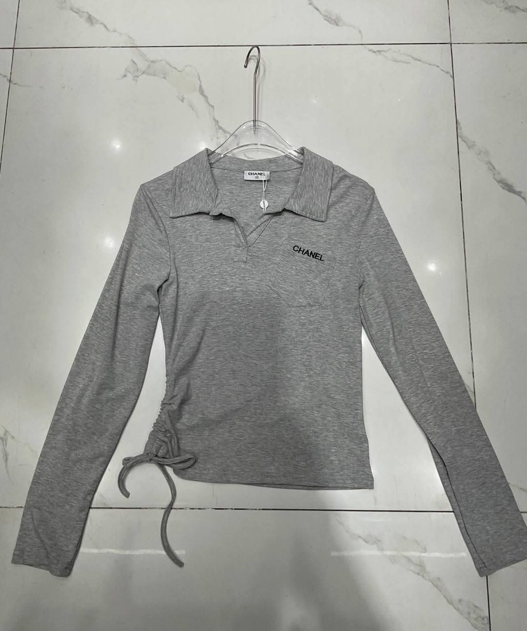 Ruched Side Knit Top