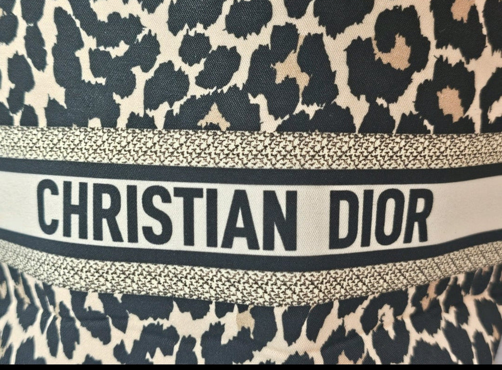 Dior Leopard print Convertible Crossbody Handbag