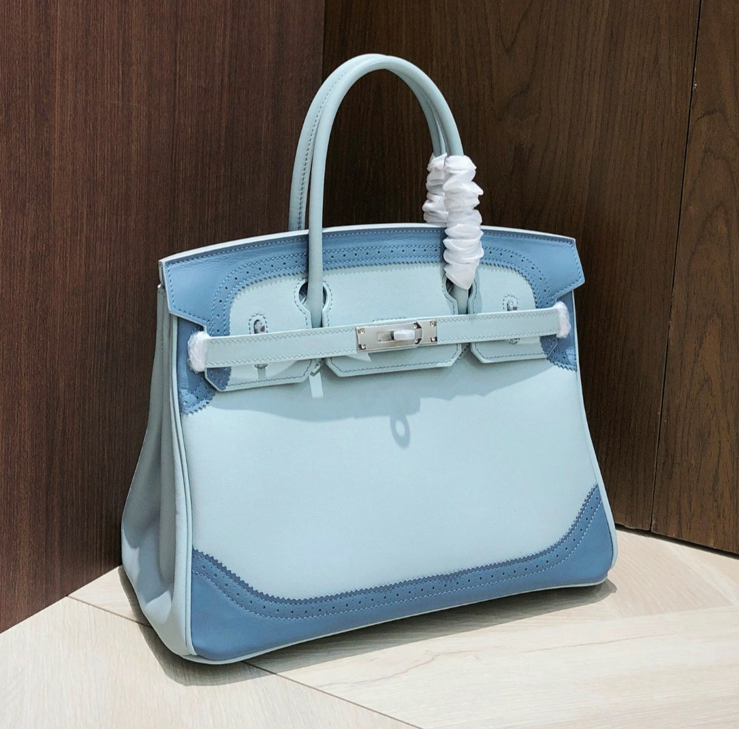 Blue Turquoise Buckle Bag