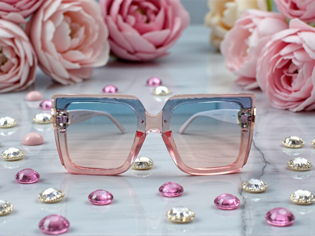 New 2026 Design Pink GG Logo Sunglasses