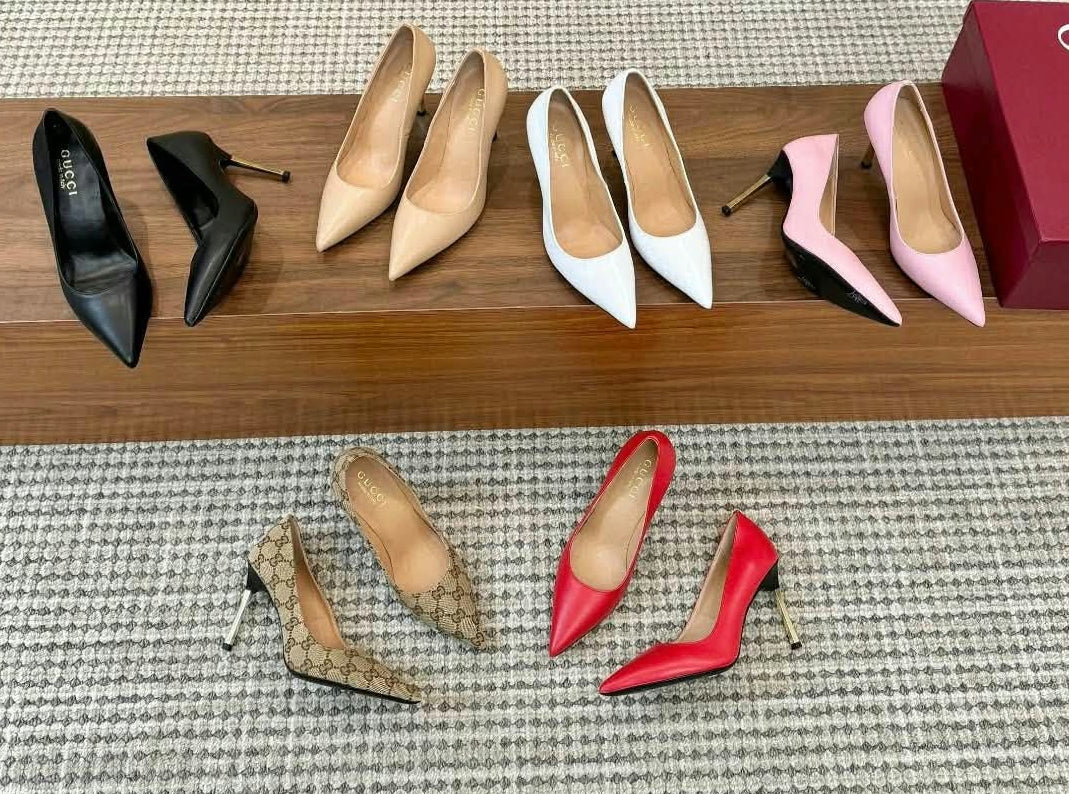 G Logo Heels