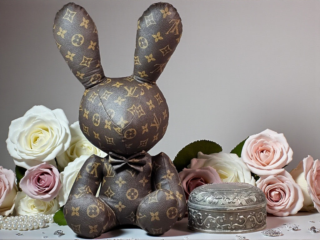 Large Plush Stuffed LV Logo Bunny Special Edition 15" Height