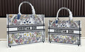 CD Signature Floral Tote Bag