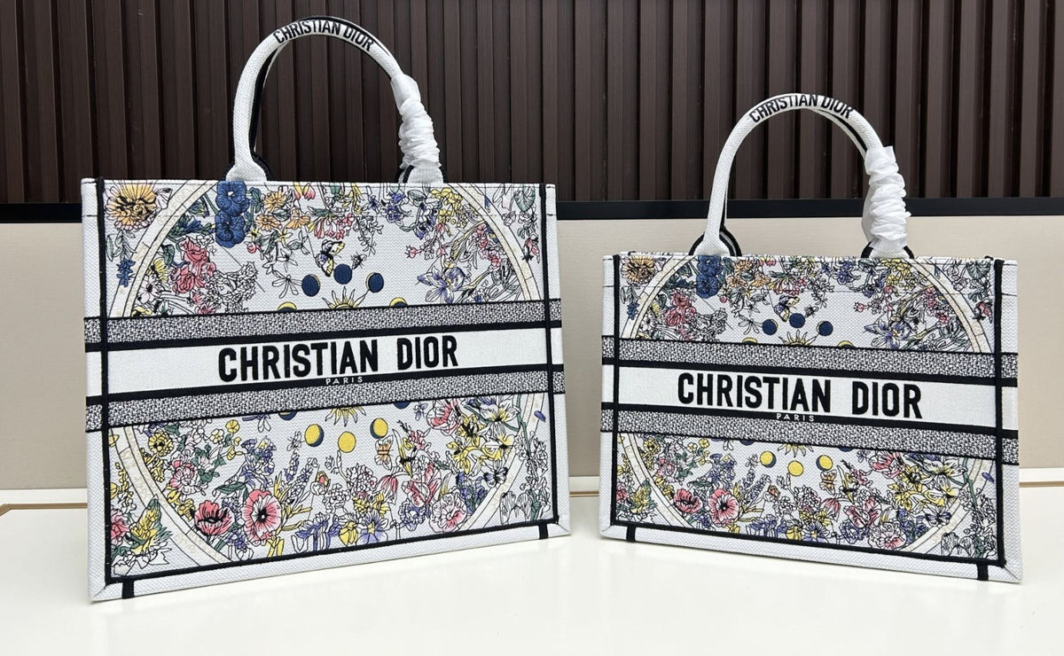 CD Signature Floral Tote Bag