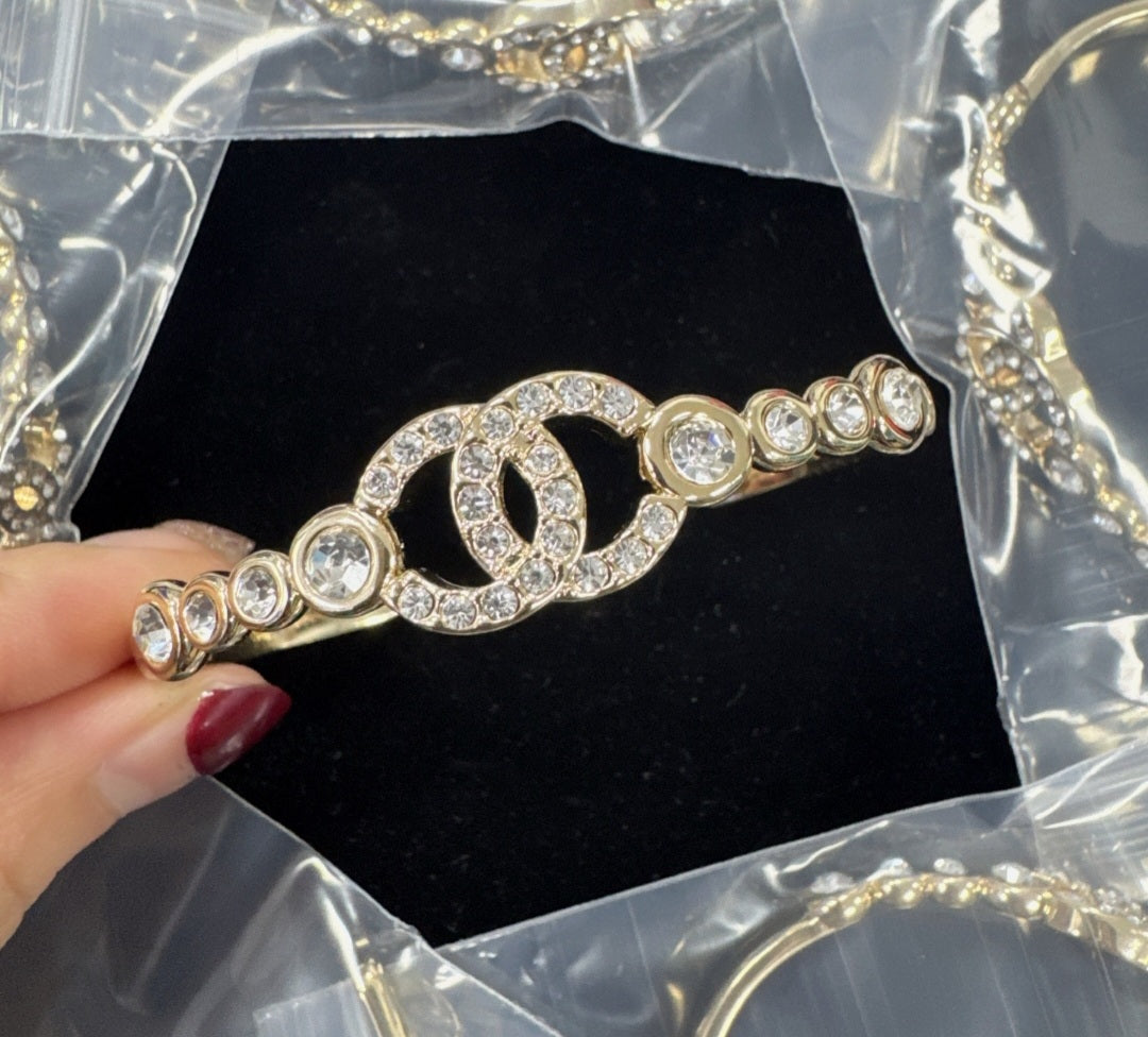 C Logo Cuff Bracelet