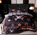4 Pc Bed Set 100% Cotton King Size