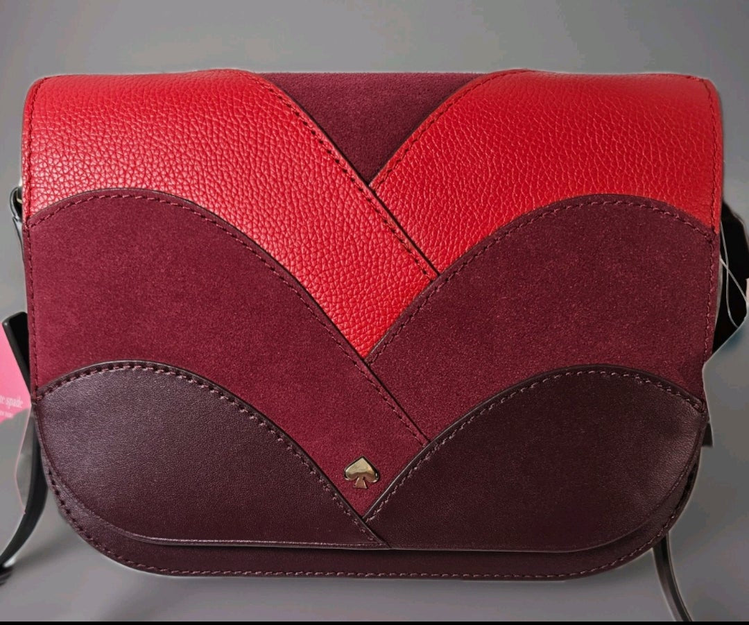 Kate Spade Burgundy Leather Crossbody Bag NWT