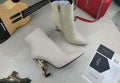 Luxury Logo Boots with Letter Logo Heel