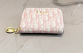 Logo Wallet Pink Monogram Style